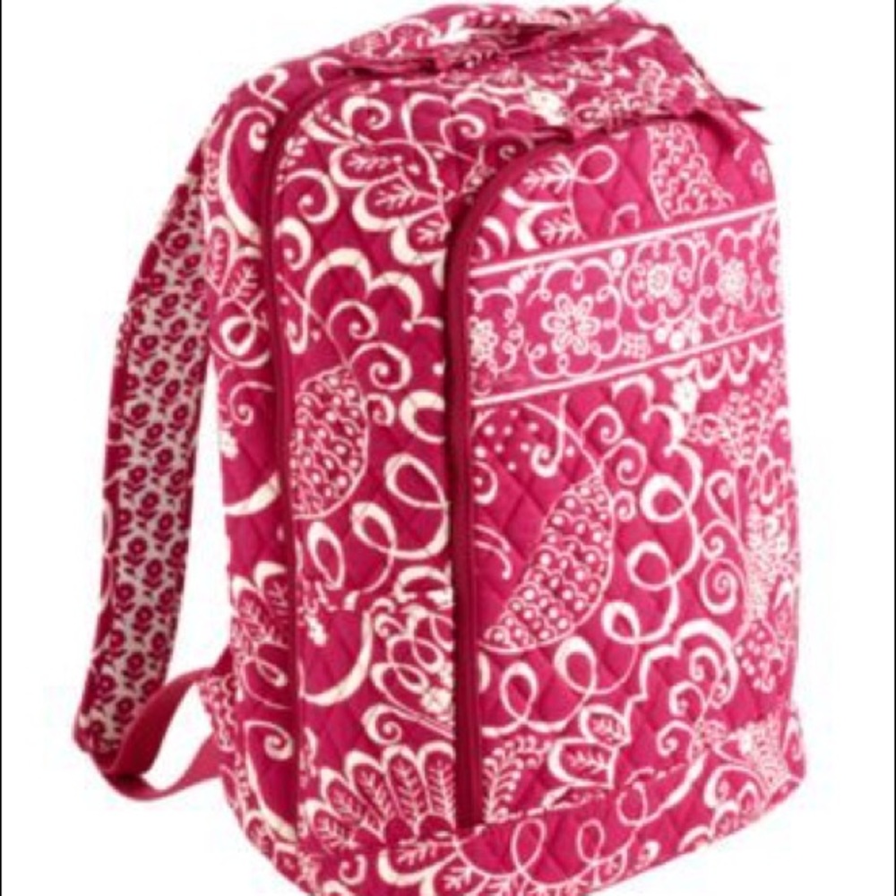 Vera Bradley Twirly Bird Laptop Backpack